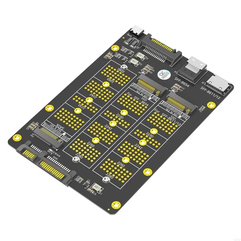 

900F Soid Disks Adapter for M.2 NVMe to SFF 8654 8611 For Mainboards and Server