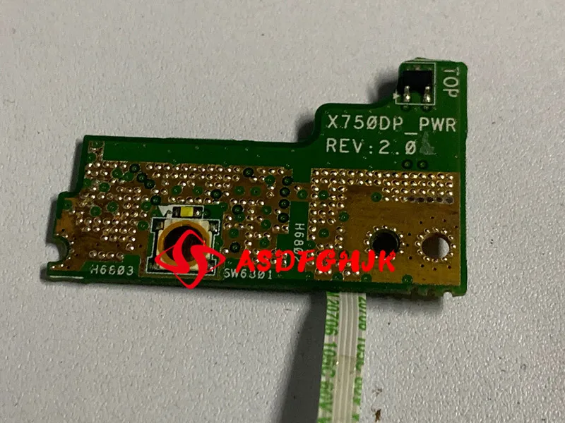 X750DP_PWR For asus X550 K550D K555Z X750DP X550ZE switch POWER board TESED OK