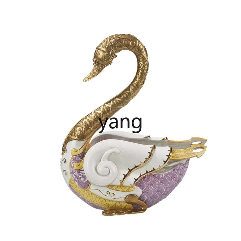 

ZS European swan jewelry wine cabinet desktop high-end ornament