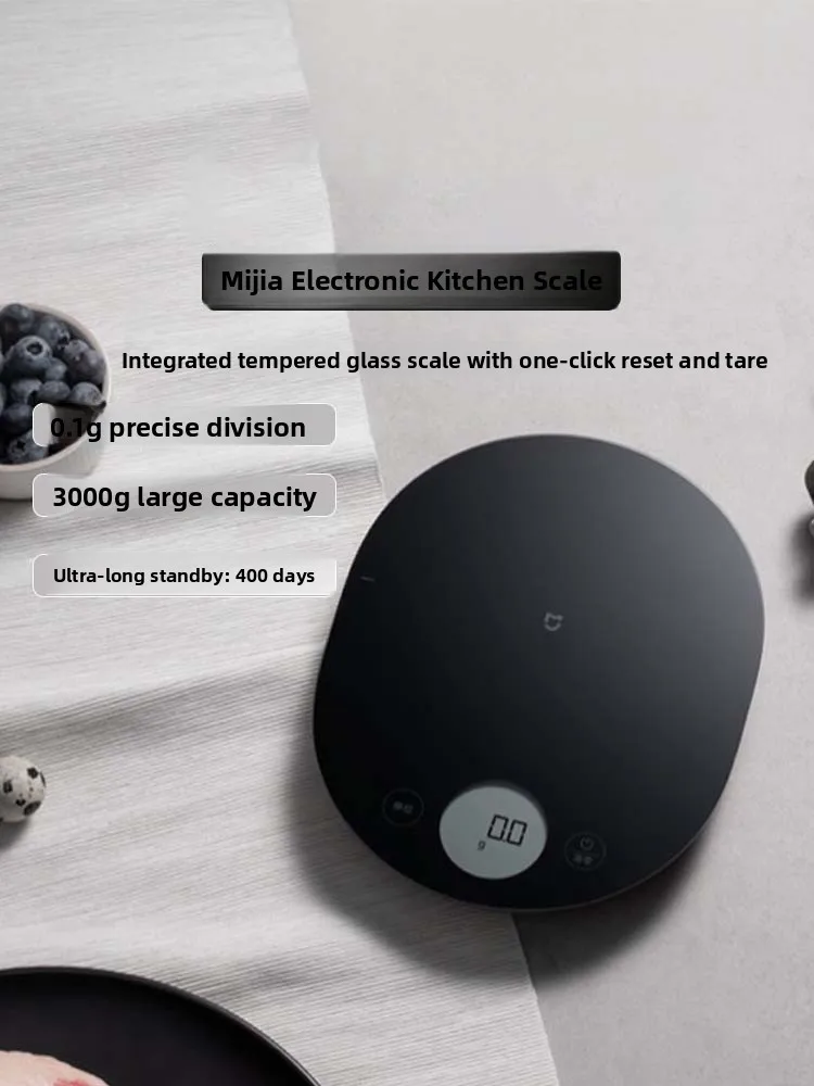 

Portable High Precision Electronic Kitchen Sc for Baking Medicinal Food Home Use Small Size Long Standby Mijia