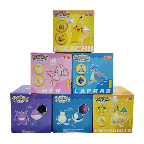 Pokémonfigurer Pikachu Pocket Monster Charizard Poke Ball Gengar Dragonite Snorlax Actionfigur Barnleksak Presenter 10 best sales Pokémon Snorlax - №2