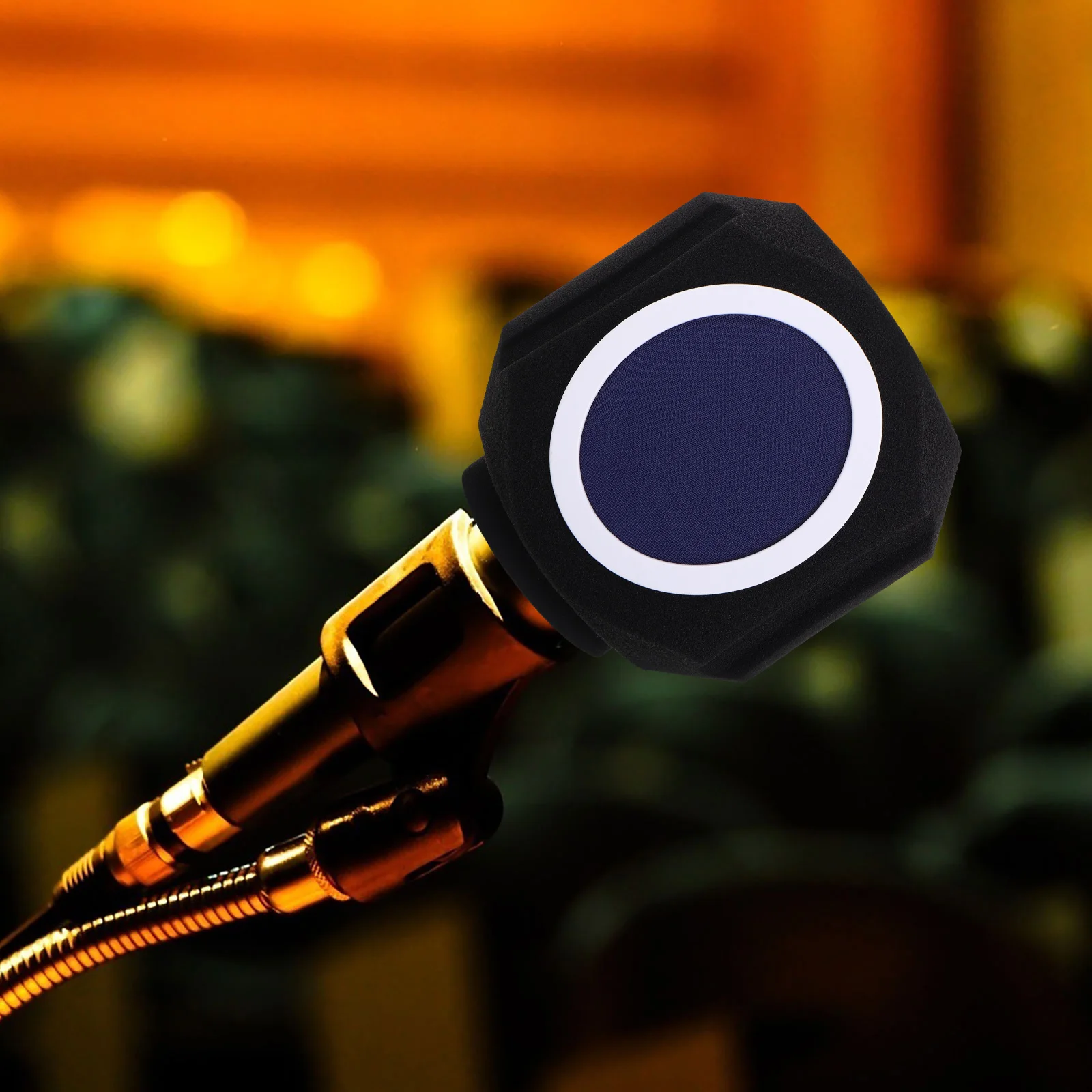 

【】Vocal Isolation Microphone Shield Condenser Pop Portable Windproof Noise Reduction Accessory For Live Streaming Karaoke