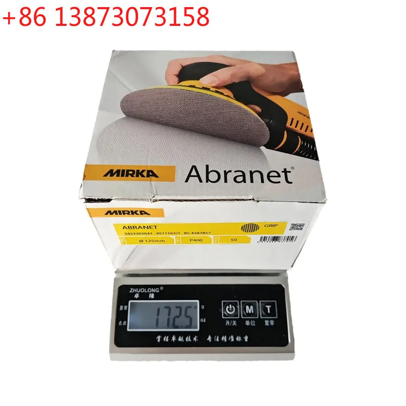 

Mirka Abranet 125mm Sandpaper Abrasive P400 Mesh Abrasive 50 pieces
