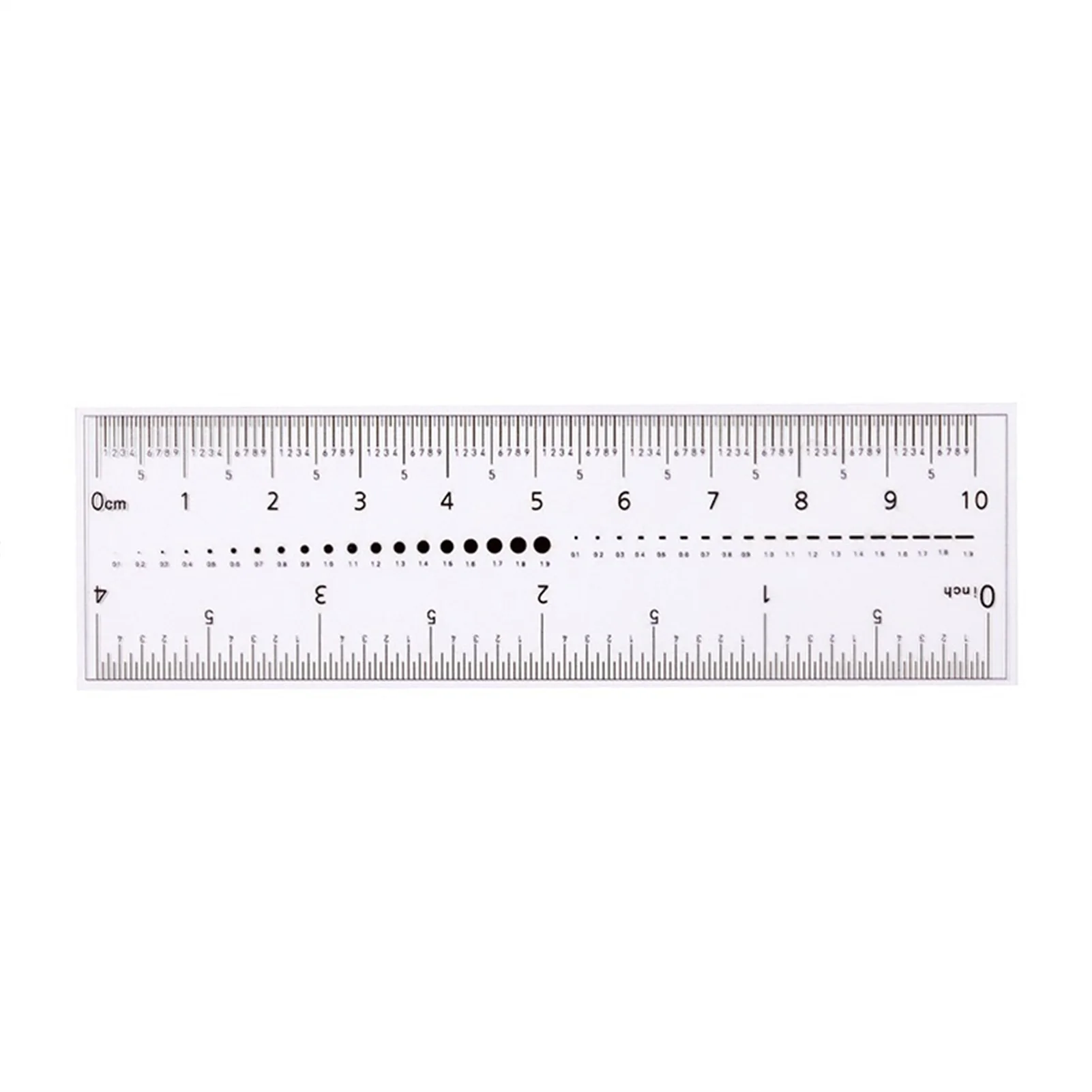 5PCS Manicure Tools Transparent Rulers User Friendly Measuring Nail Tools for Home Salon Nail Measuring Tool