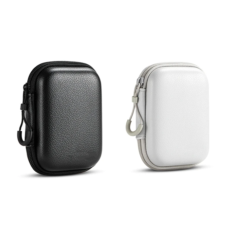 NEW-Pebbled Portable Mini Hard Shell Digital Gadgets Storage Bag Earphone Charger Case Plug Data Cable U Disk Organizer