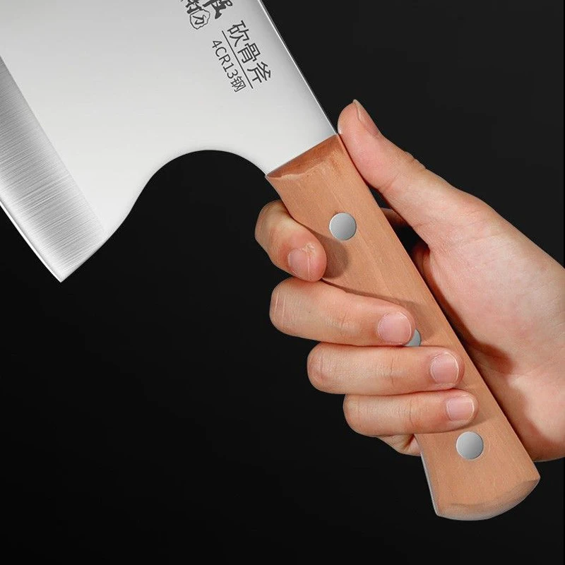 Ultra Sharp Butcher Knife, Kitchen Knife, High Hardness  Commercial Butcher Knife, Thickened and Weighted Knife