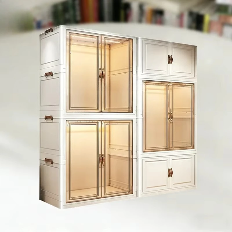 

Складной пластиковый шкаф для хранения детский двойной шкаф складной портативный шкаф