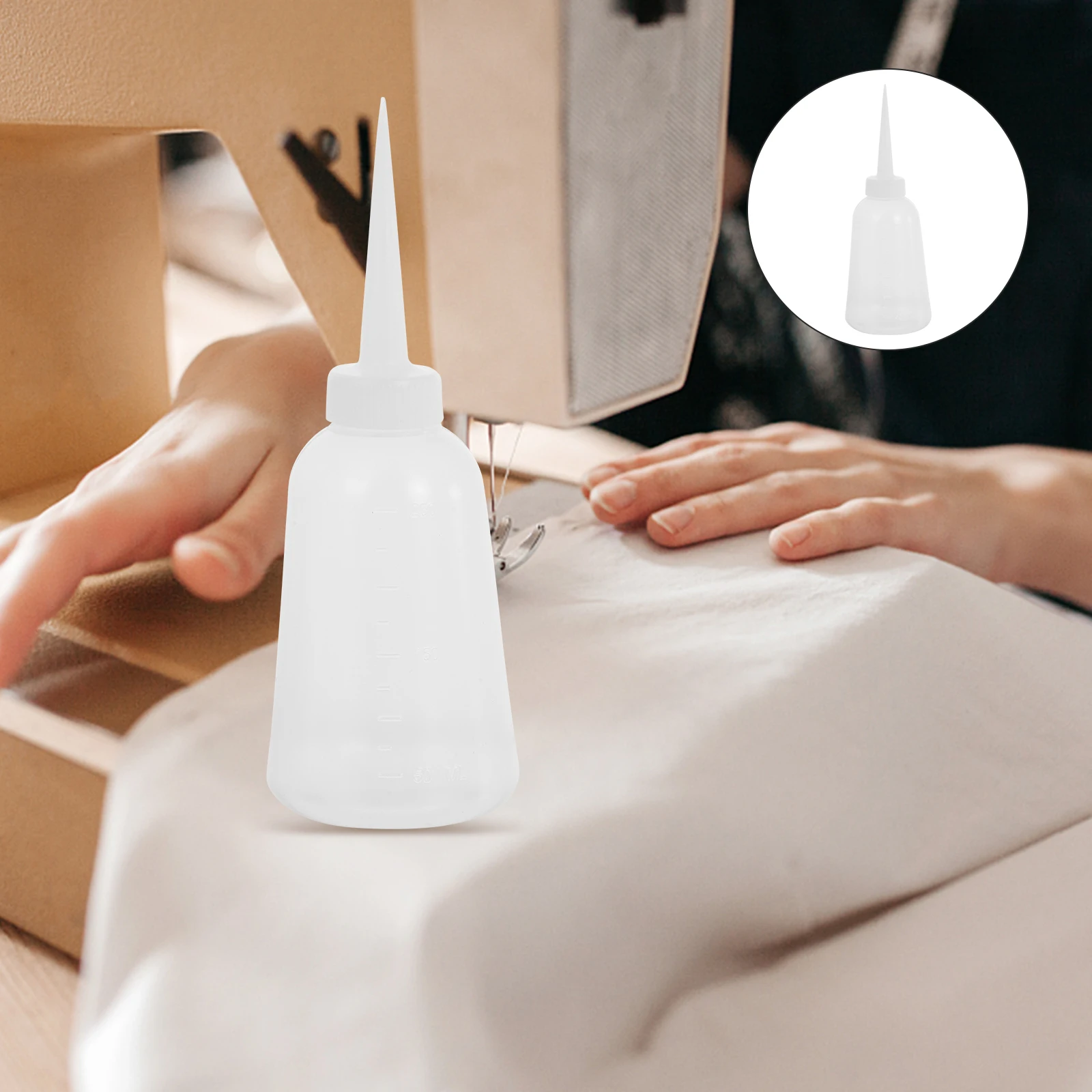 

10 Pcs Oil Bottle Sewing Machine Dispensing Bottles Pointed Nozzle Container Liquid Glue Squeeze