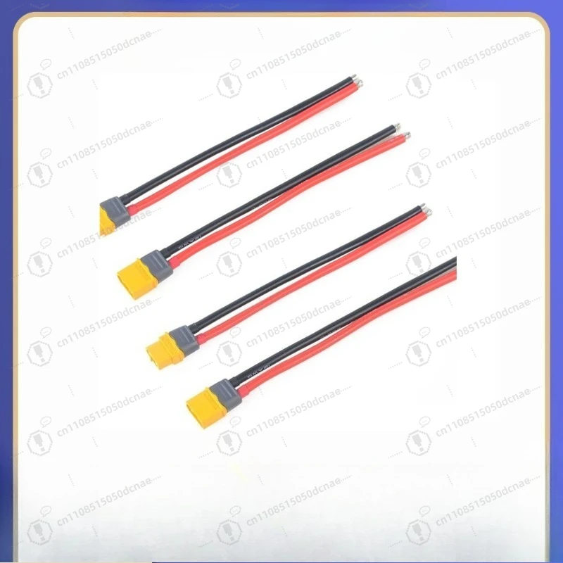 

Кабель XT60 (штекер-гнездо) с оплеткой, провод силиконовый 12AWG, совместимый с Amass, для LiPo аккумуляторов RC, FPV дронов, радиоуправляемых моделей