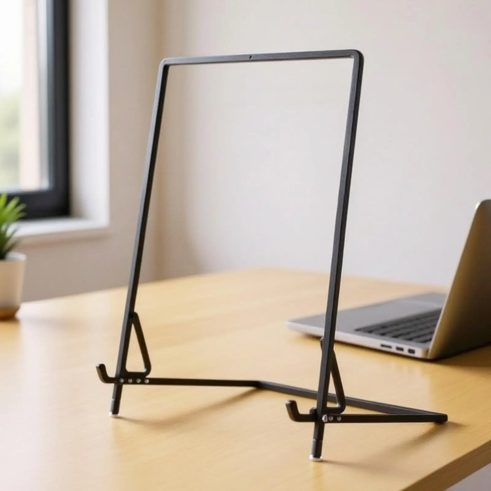 Display Stand with Retaining Hooks Freestanding Iron Display Stand Versatile