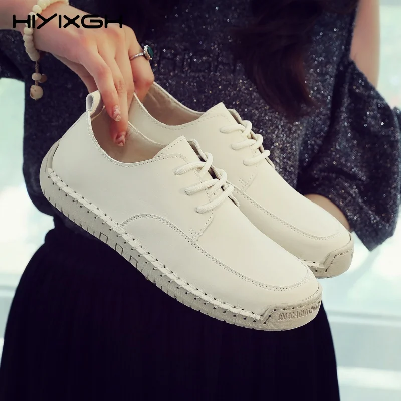 

Мужские модные лоферы ручной работы 2026 года, большие размеры, на толстой подошве, повседневные кожаные туфли с круглым носком, низкие, на плоской подошве, всесезонные, без шнурков