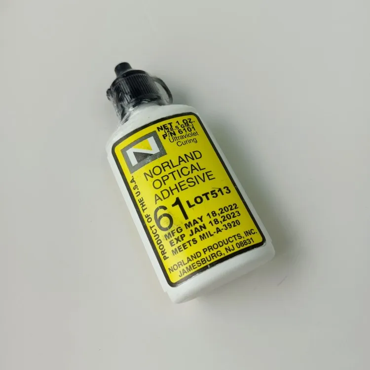Imagem -04 - Cola uv Ultravioleta Norland Cola Cura Ultravioleta Nórdico Noa61 pc