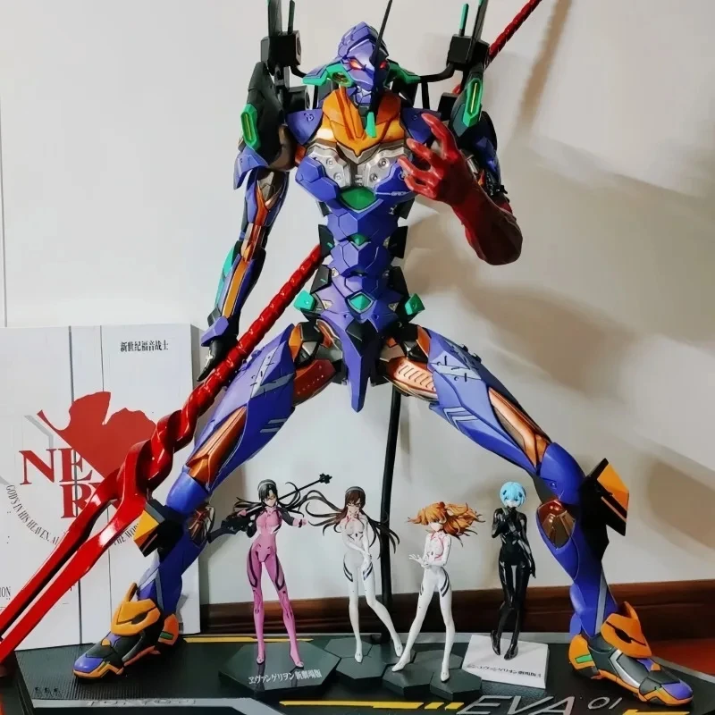 60cm Evanglion 01 Anime rysunek Eva Mutations Luminous kolekcja figurek statua ozdoby Model lalka prezenty urodzinowe dla dzieci