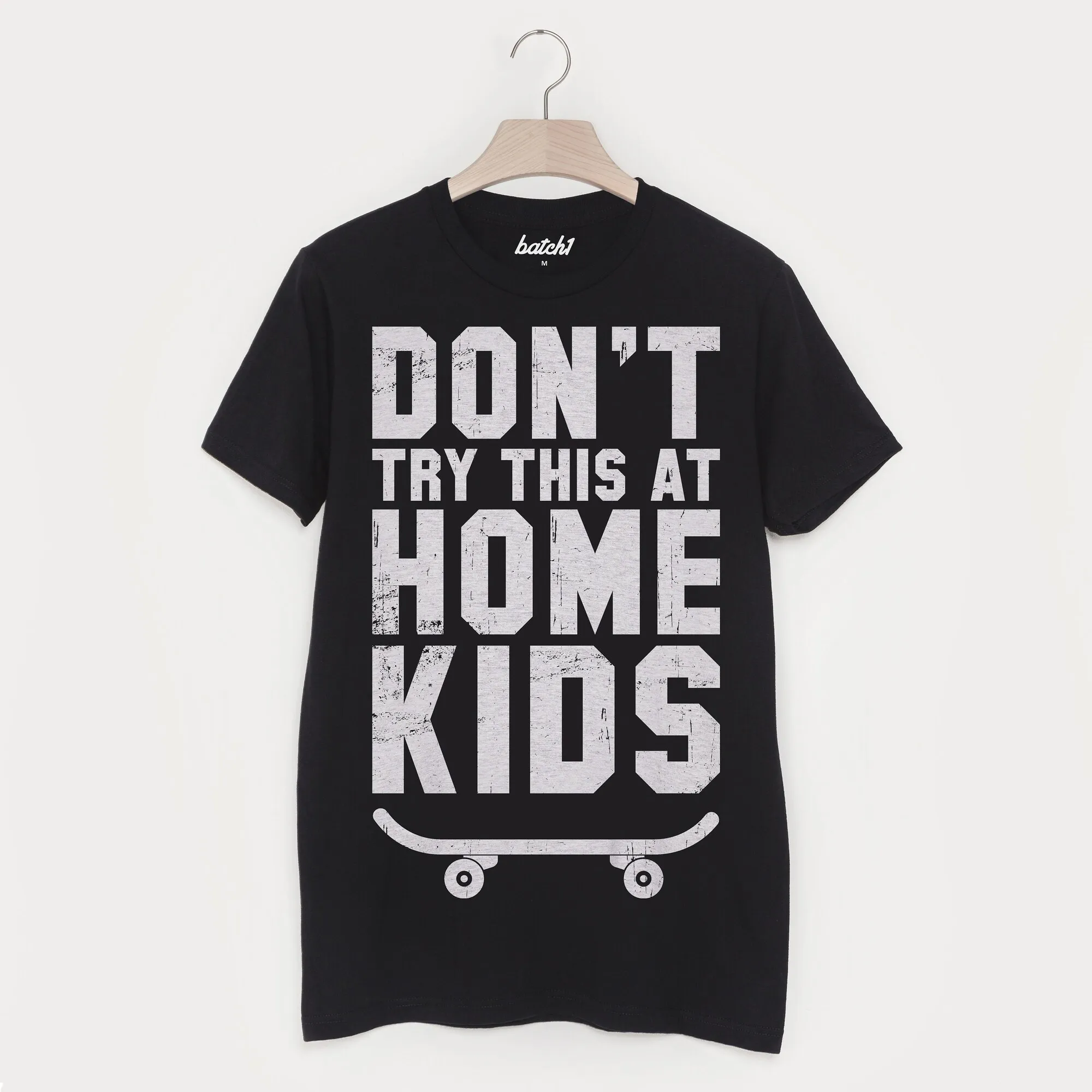 Don't Try This At Home Men's Parenthood Slogan T Shirt