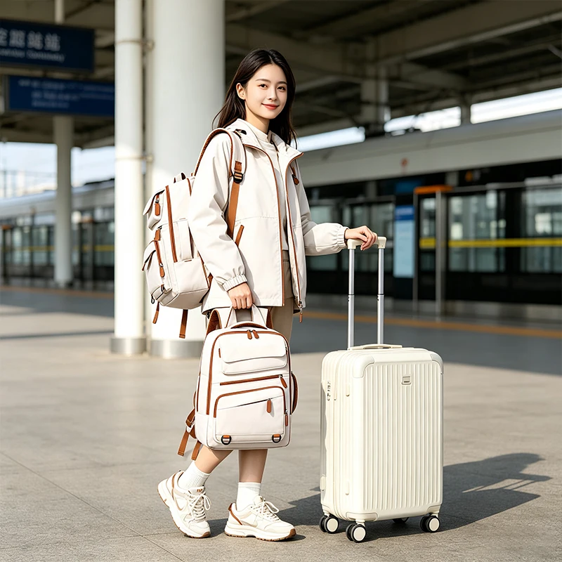 Travel Bag for Men, Large Capacity Backpack, Travel Luggage Bag, Outdoor Lightweight Backpack, Women's Hiking Computer Backpack, Student Backpack