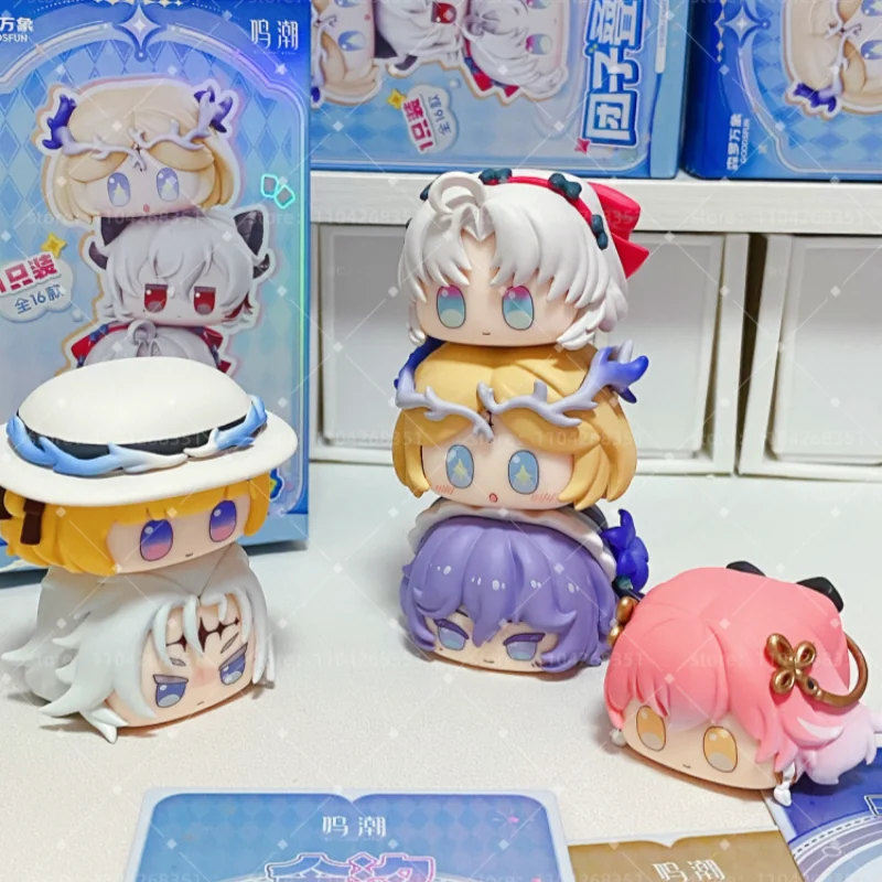 Echte Wuthering Waves Mini Series Blind Box Kawaii Mystery Box Leuke decoratie Anime Figure Collection Leuk speelgoed Kerstcadeau