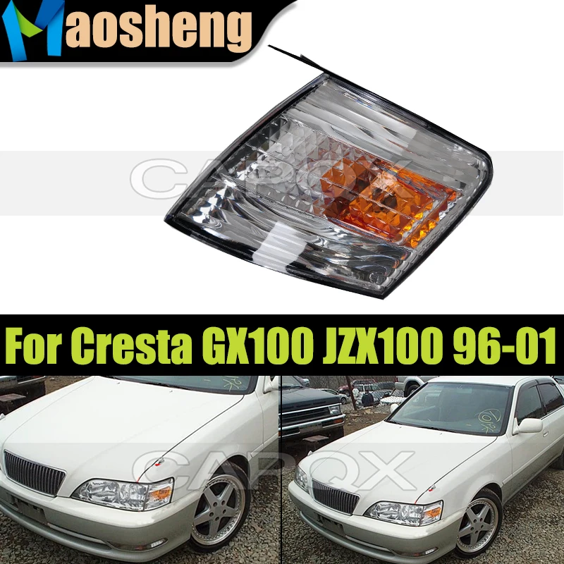 

Corner Light For Toyota Cresta GX100 JZX100 1996-2001 Front Bumper Headlight Headlamp Side Marker Corner Turn Signal Light Lamp