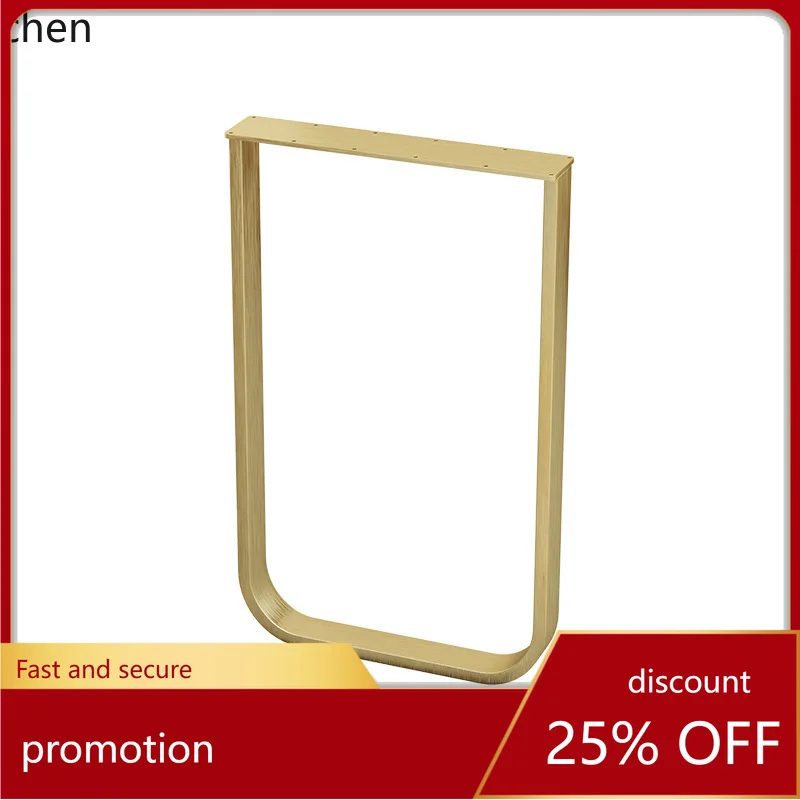 CZ Stainless Steel Table Legs Arc Trapezoidal Bar Table Legs Single Side Bracket Office Desk Frame