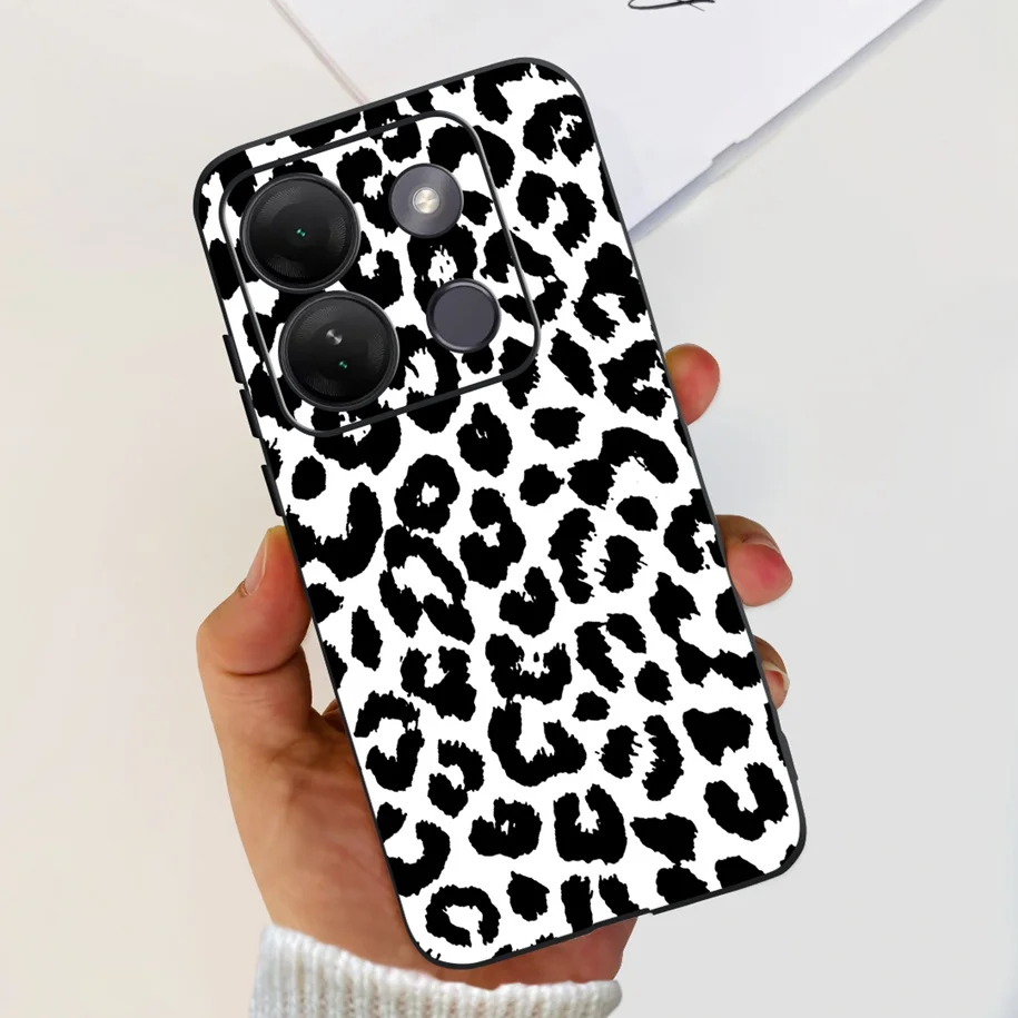 For Infinix Smart 7 HD Case 2023 Fundas Fashion Butterfly Silicone Soft Black Phone Cases For INFINIX Smart7HD X6516 Coque Cover