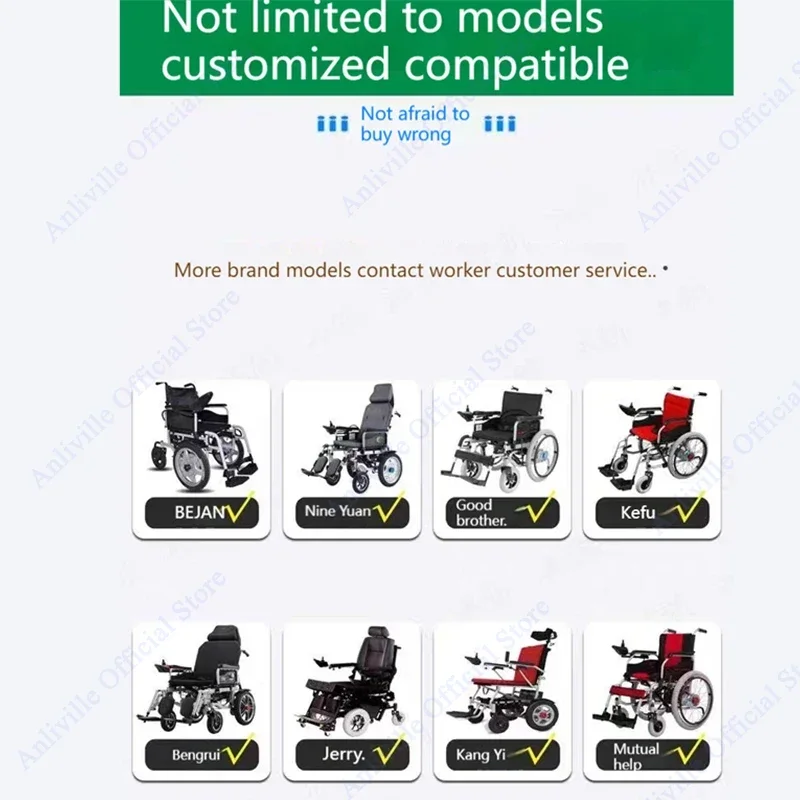 بطارية محددة للكرسي المتحرك الكهربائي 24 فولت 20 أمبير 30 أمبير 45 أمبير في الساعة Lifepo4، 8000 دورة، مناسبة للكراسي المتحركة الكهربائية العالمية 25.6 فولت #2