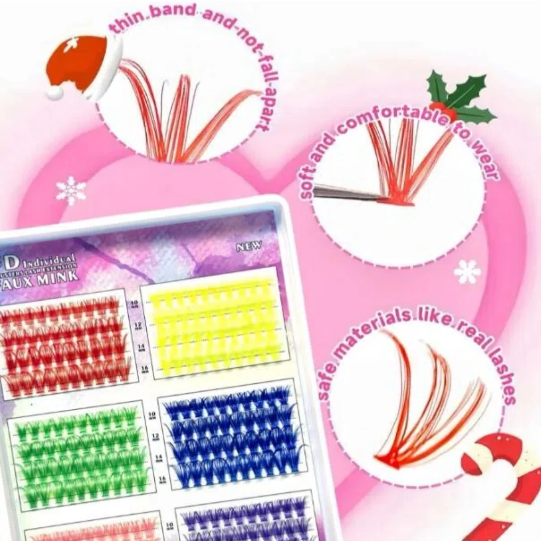 Ruthkey 40P Czerwono-Zielone K – Eyelash Extension Japan recenzja i cena