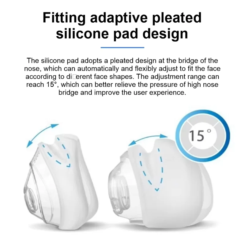 AS60-Sleep Helper CPAP Mask YN-03 Nasal Pillow Case Headgear S M L Size Cushion For Snorers
