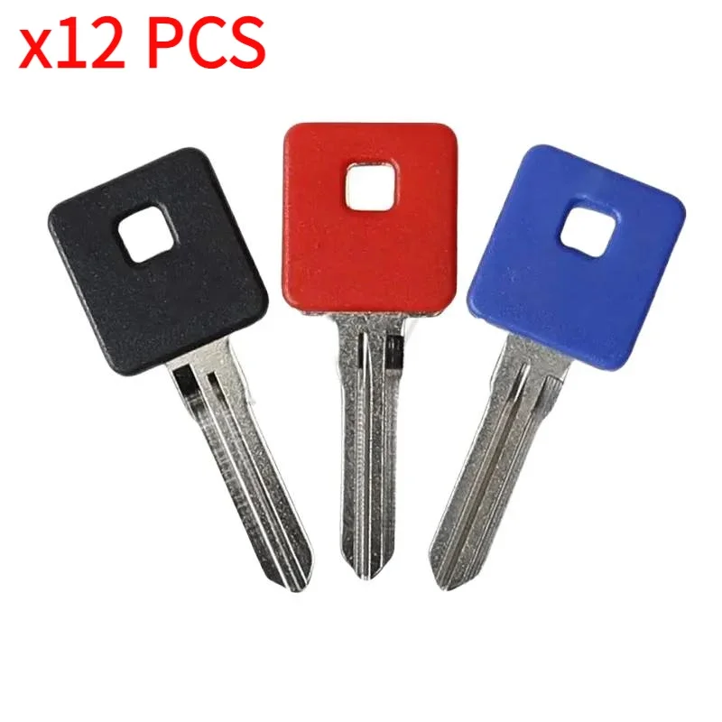 

New Blank Key 12 Pieces, Uncut Motorcycle Keys for Harley Sportster XL883 XL1200 C N L R X48 X72 XL 883 1200 48 72