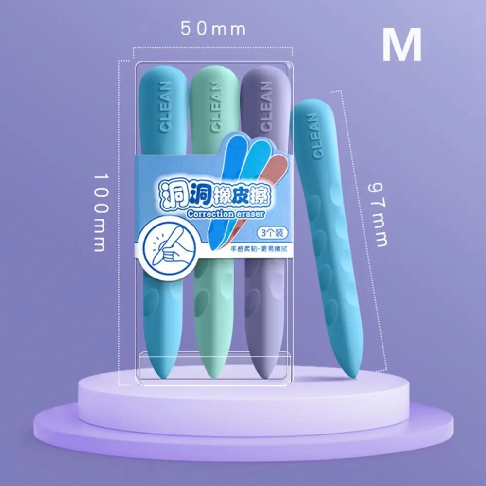 Creative Children's Erasers Cute Crayon Tires Double Head Pencil Eraser High Quality Eraser Pen Stick Without Leaving Marks image 6