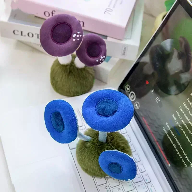 Colorful Mushrooms Plush Doll Stuffed Toy Child Kids Home Wedding Party Toys Children's Birthday Gift Home Decor 15cm