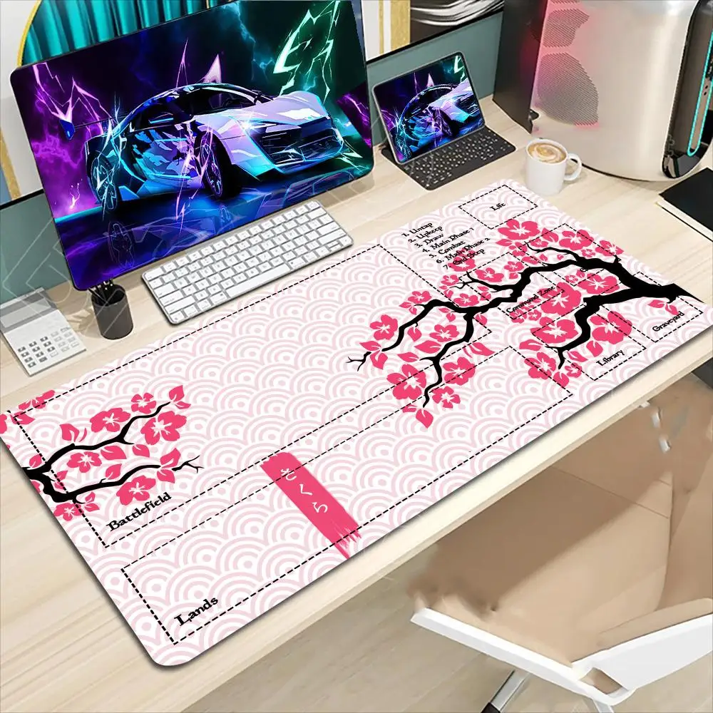 

Коврик для мыши, большой коврик для компьютерного офиса, игровые настольные коврики, резиновые противоскользящие коврики для игровой клавиатуры, длинные настольные коврики 592