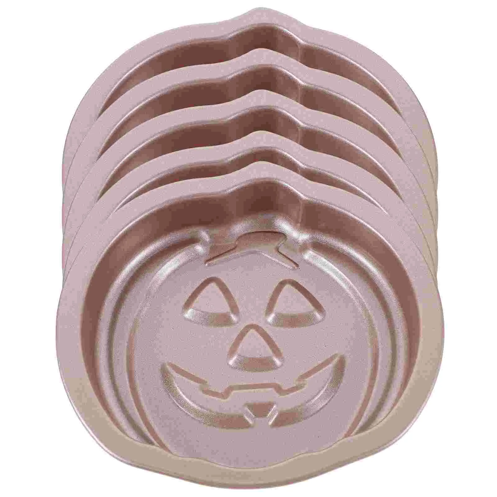 

Pumpkin Face Cake Mould 5 Piece Baking Tool Set DIY Bread Mold Mini