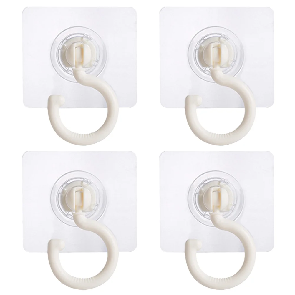 Ceiling Swivel Hook Holders for Hanging Rotary Hooks Wall Hanger Utility Self-adhesive Powerful Towel