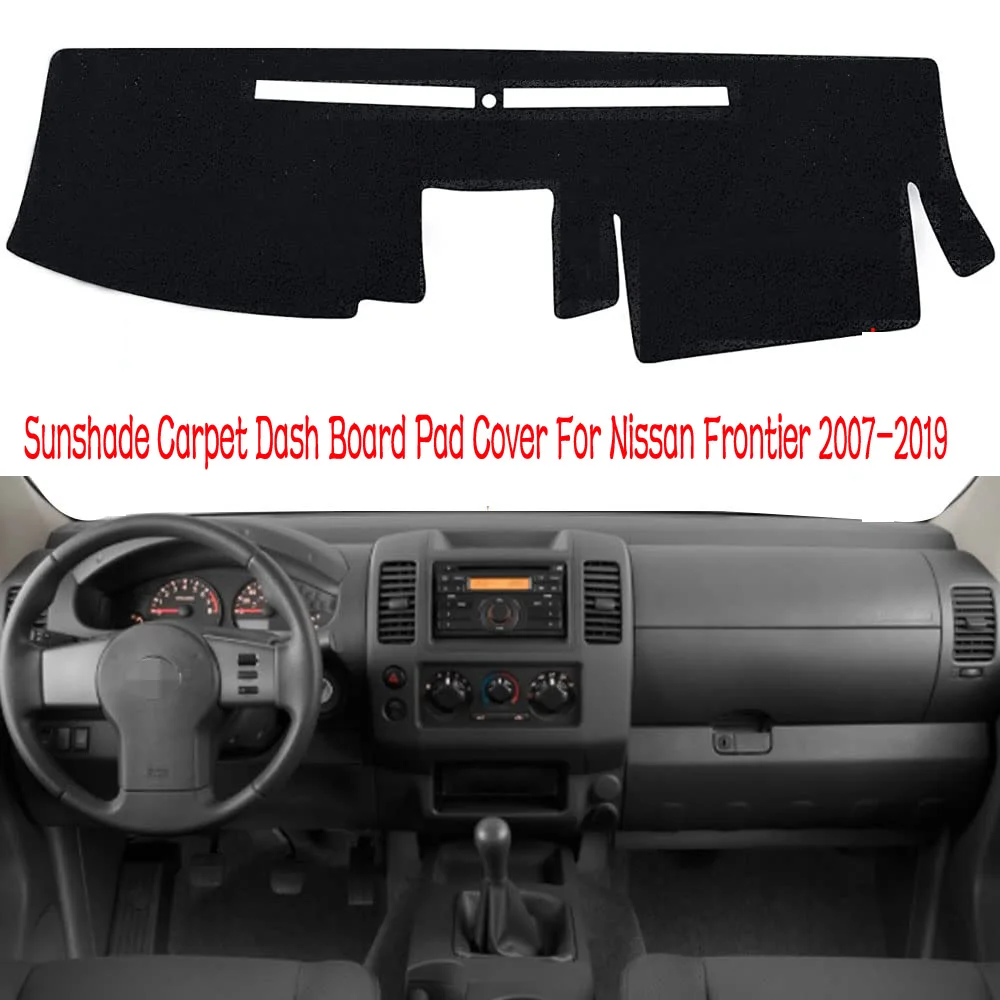 

Interior Dashboard Carpet Photophobism Protective Pad Mat For Nissan Frontier 2007-2019