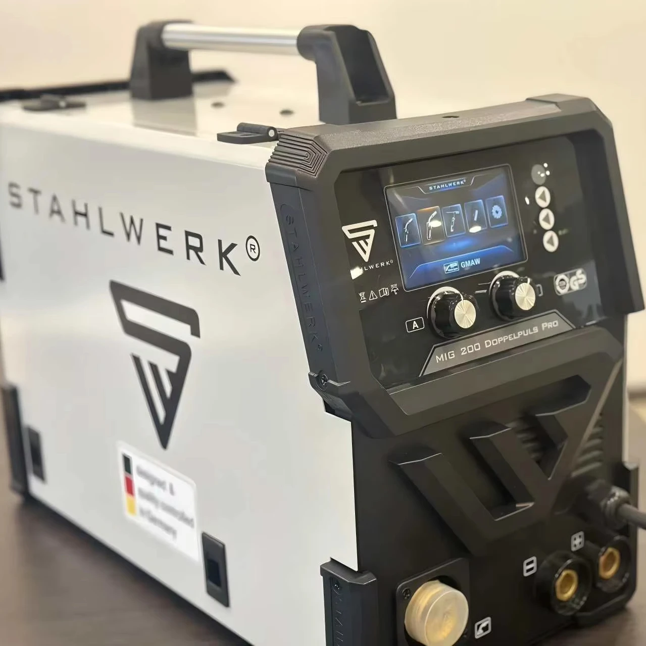 New Stahlwerk MIG200DP 200Amp Double Pulse MIG Welder Gasless MMA Lift TIG Aluminum Welding Machine Fan Cooled 6IN1 220v