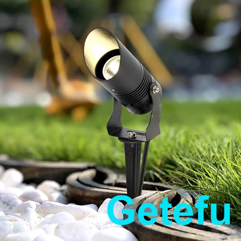 Dimmable Waterproof Landscape LED Lawn Light 12V 110V 220V Landscape Spot Light IP65 Outdoor LED Light 5W 7W 10W 12W Garden Lamp