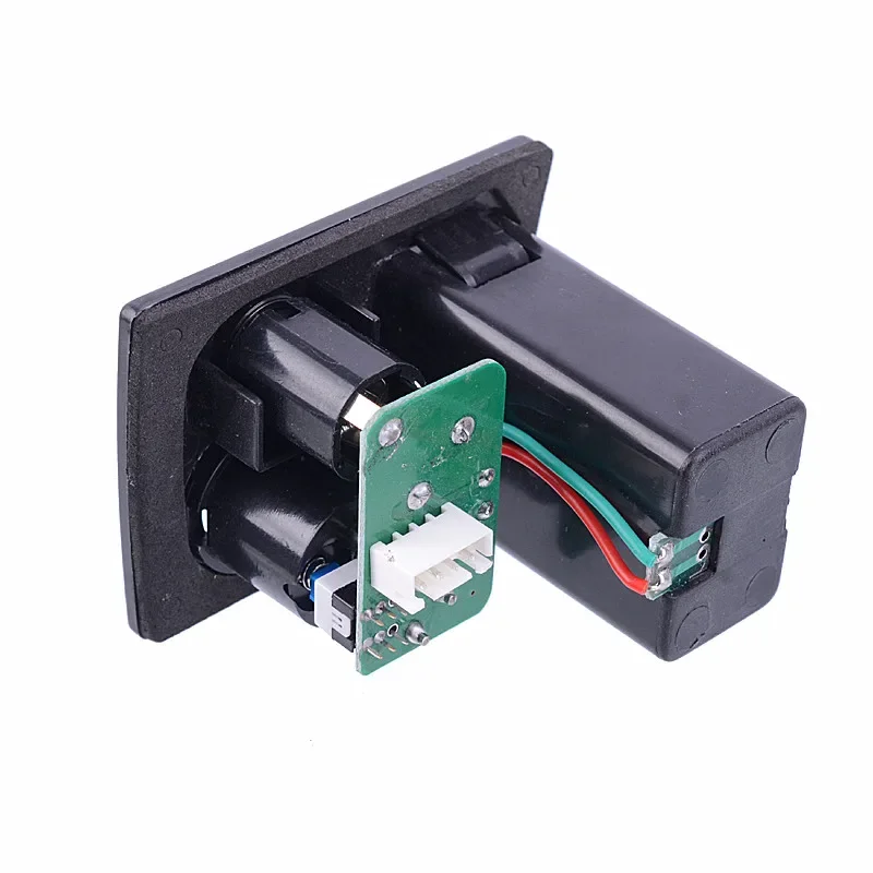 9V Battery Boxs/Holder/Case With Connector Plug & 4 Pin Socket & Contacts & Output jack for Acoustic Guitar Equalizer EQ