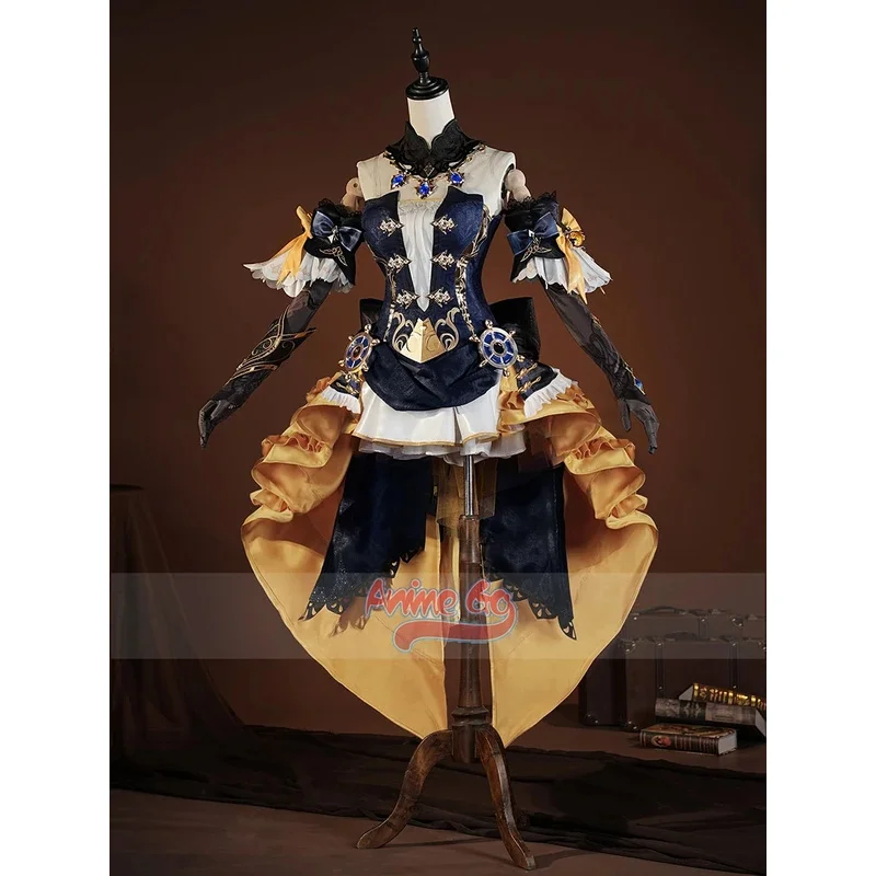 In Stock Navia Cosplay Genshin Impact Costume Navia Role Play Women Game High Quality Uniform 3D Accessories C08742-AAA