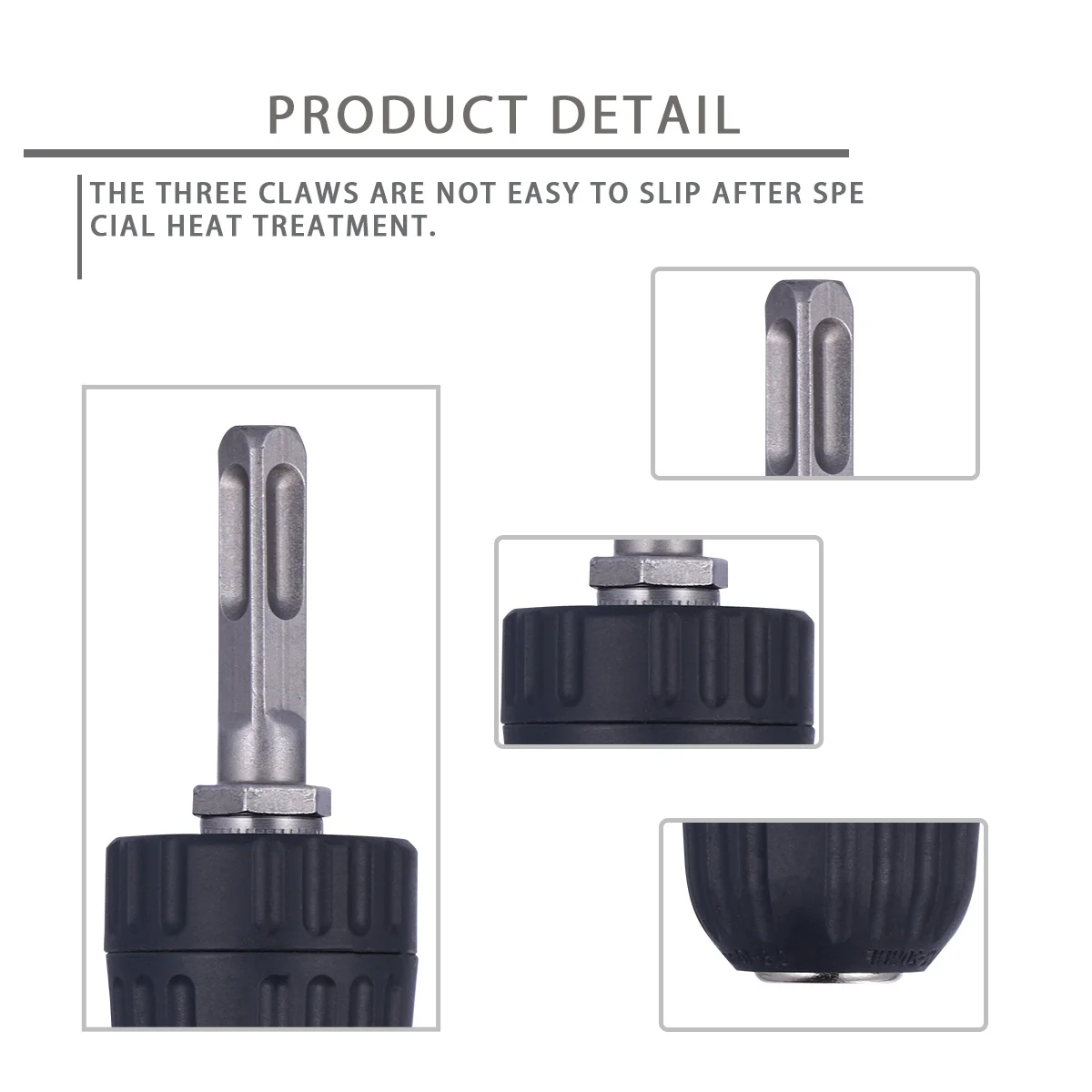 

Drill Chuck Square Handle 0.8-10mm Universal Replacement for Electric Hammer Impact Driver Keyless Chuck Adapter