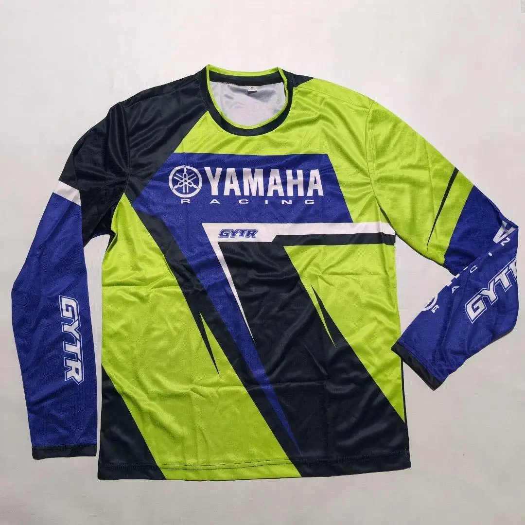 YAMAAH Motorcycle Fashion New MXGP Quick-Dry Sports Shirt Men Women Plus Size Quick-Dry Short-Sleeve Riding Jersey Long Sleeve