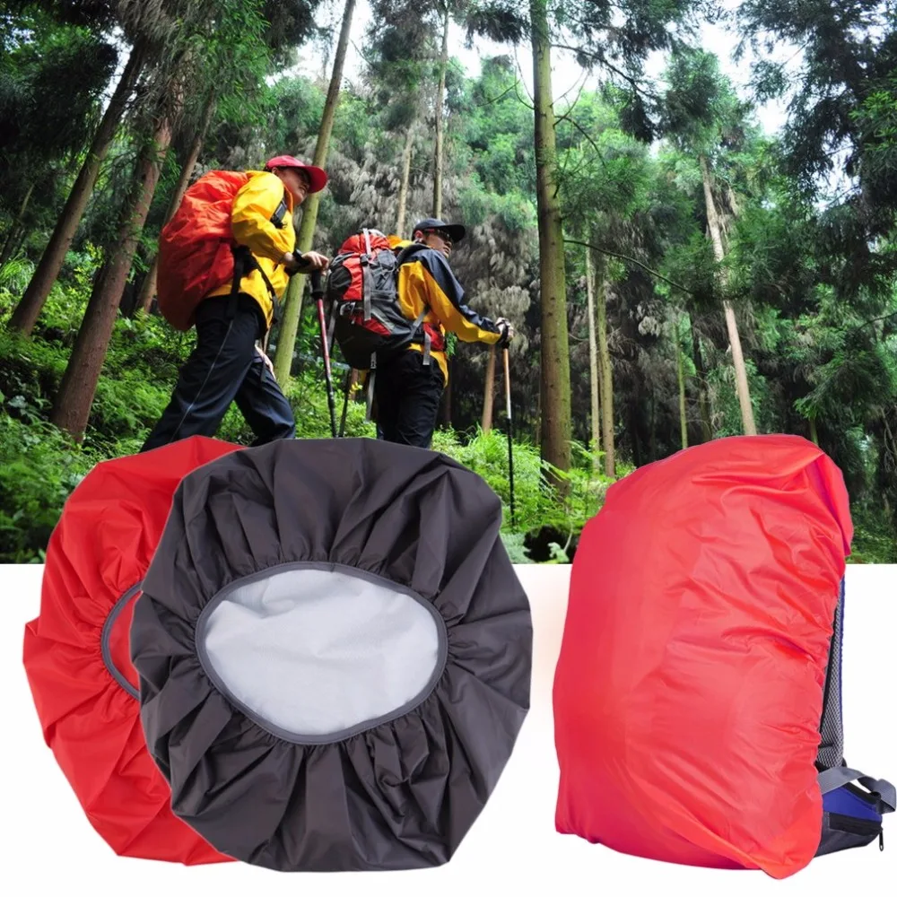 Portable Dust Rain Cover Backpack Rucksack Bag Waterproof Travel Camping Outdoor Hiking Climbing Bicycle 30L-40L Protect Case