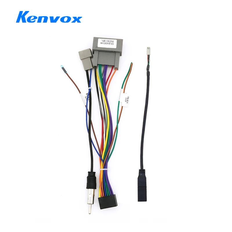 android Car radio wire connector adapter For Honda Fit 2009 Ex 1.5 16pin stereo Wiring Harness Plug Power Cable