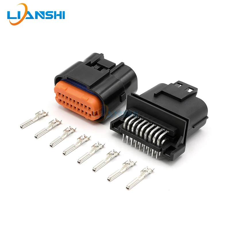 Automotive ECU Igniter Waterproof Plug MX23A18SF1 Male And Female Connector DJ7181A-1-10/21 for Vehicle Engineering