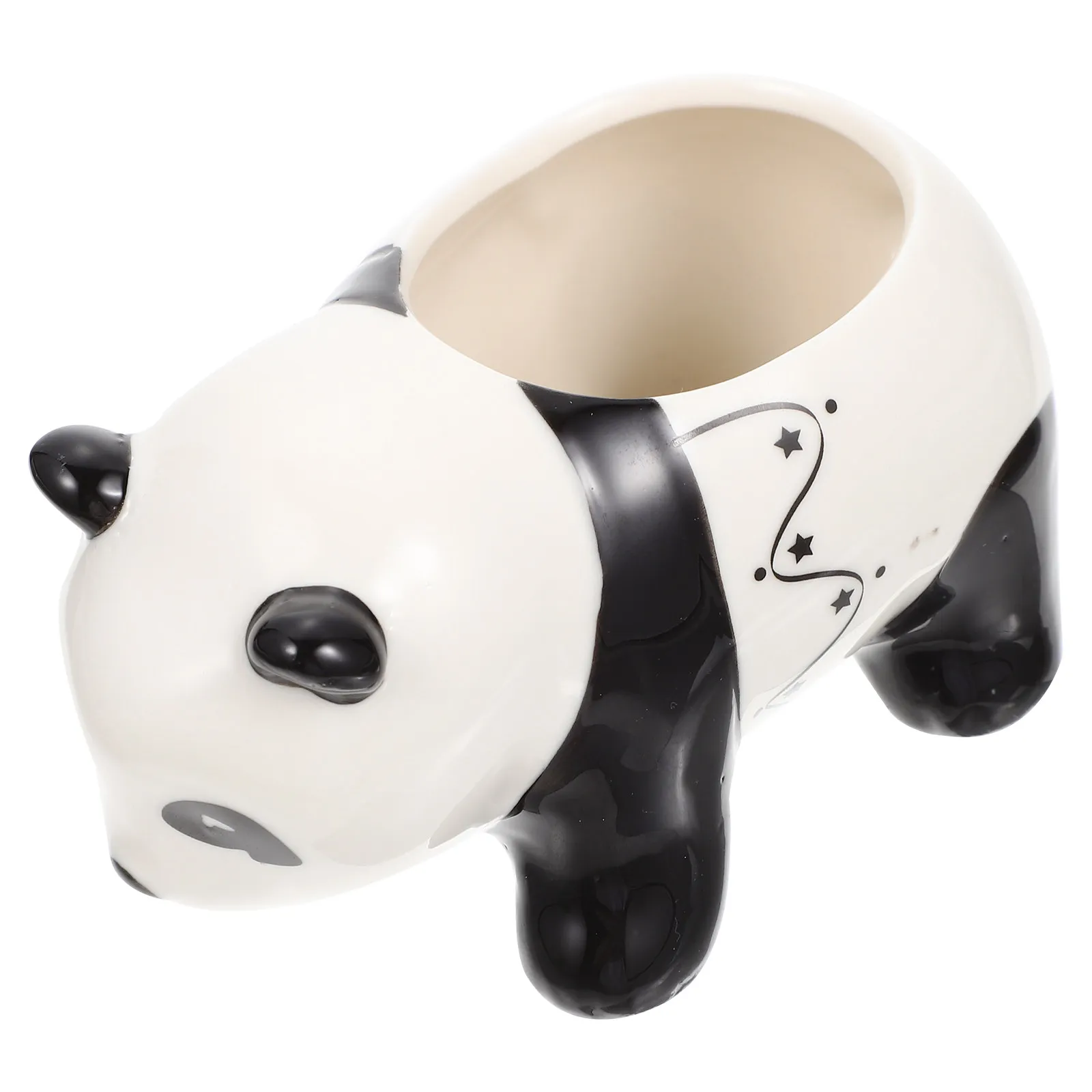 

Керамический цветочный горшок в виде панды, легкий контейнер для суккулентов, декор для дома, офиса, сада, питомника