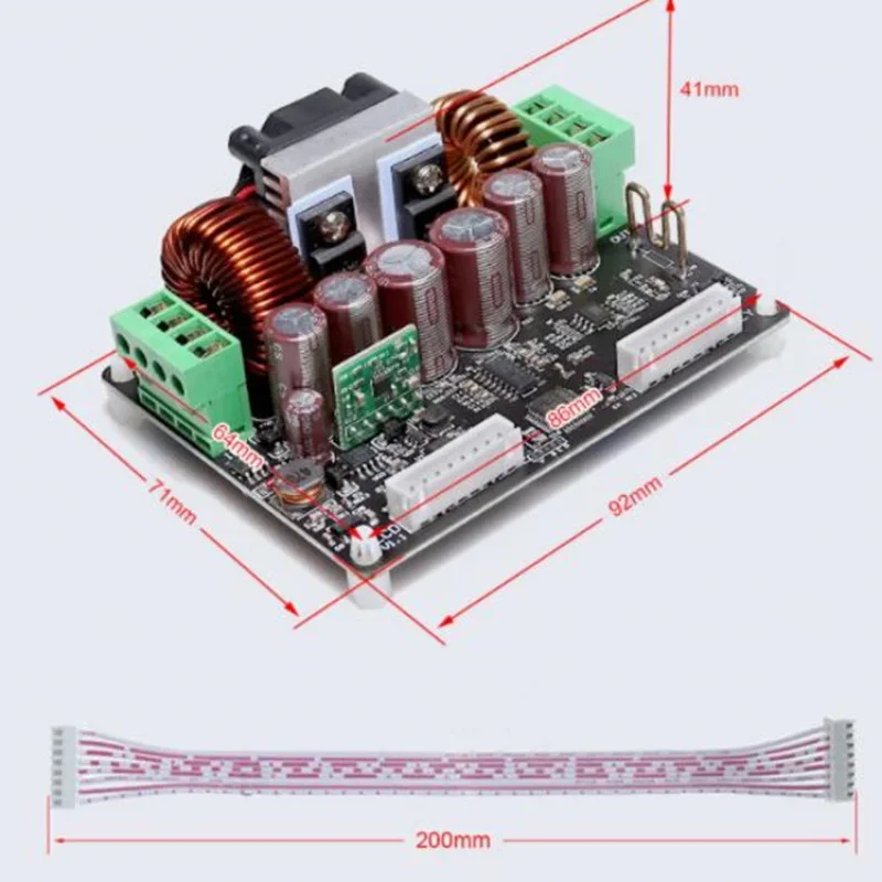 CNC Step-down DC Adjustable Regulated Power Supply Step-down Module Integrated Voltage AmmeterDPH3205