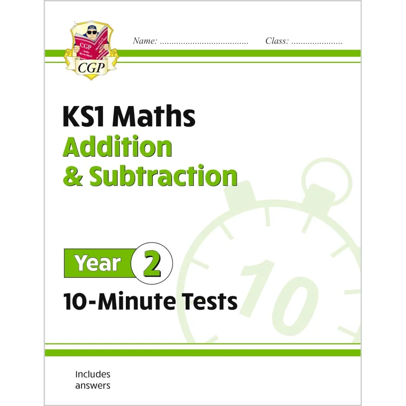 

Новый KS1 Математика 10-минутные испытания Дополнение и вычитание Год 2 Книги CGP Координация Групповые публикации 9781789086348 Книга