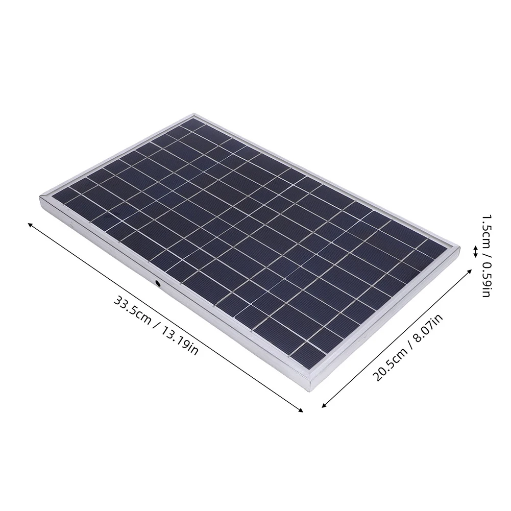 

100W Solar Panel Kit With Charge Controller For 12V 24V Systems IP67 Waterproof Aluminum Frame For RV Caravan Boat