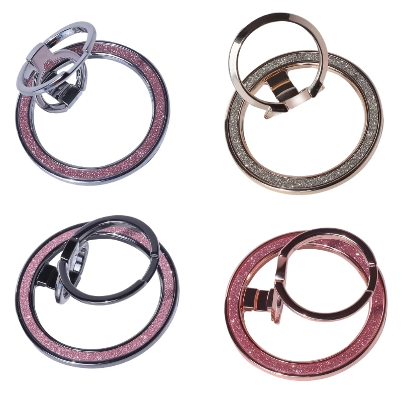 

Dropship Phone Rings Holder for Smartphone Magnet Finger Rings Grip Stand Holder,Foldable Desktop Phone Stand
