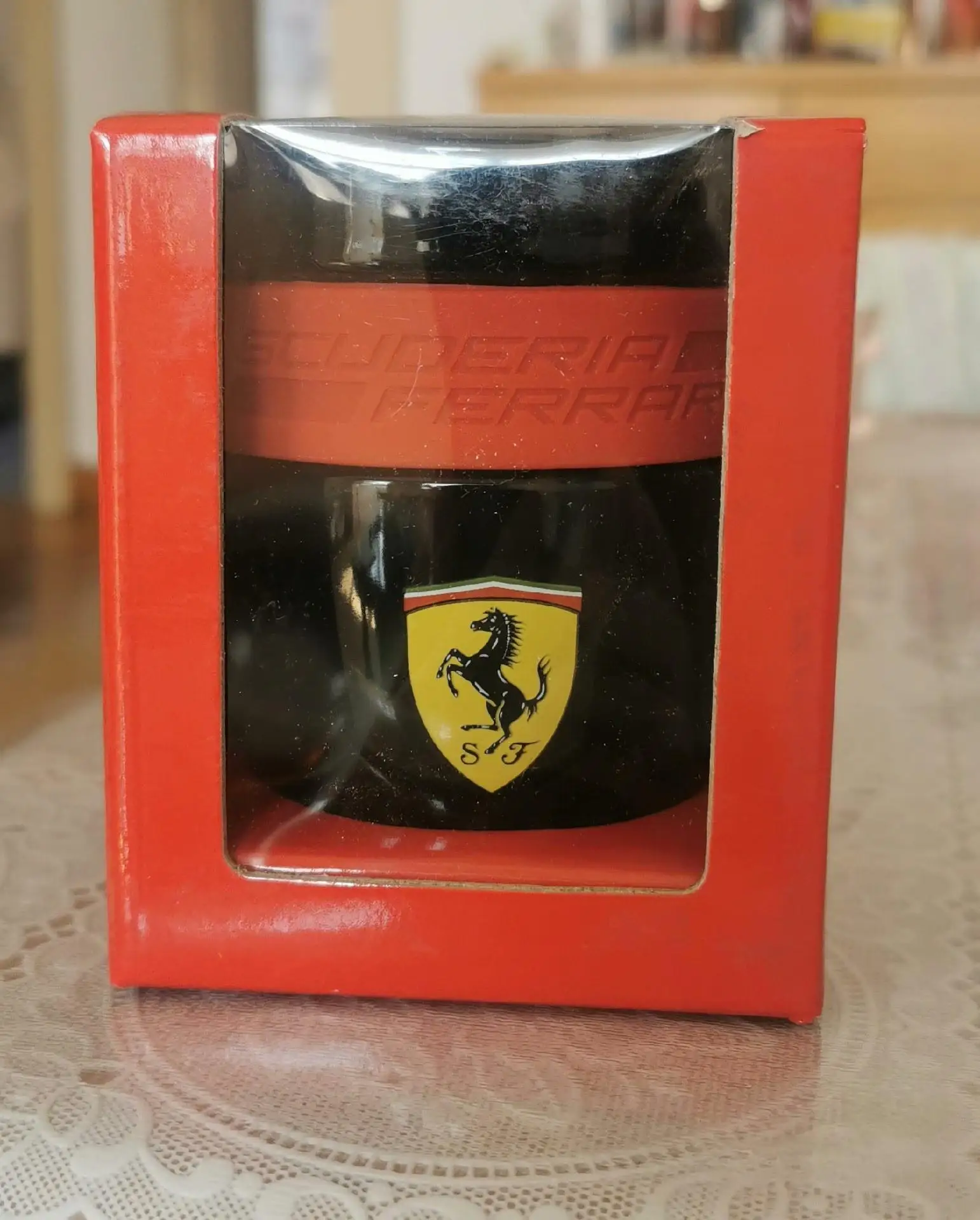 Ferrari black coffee cup