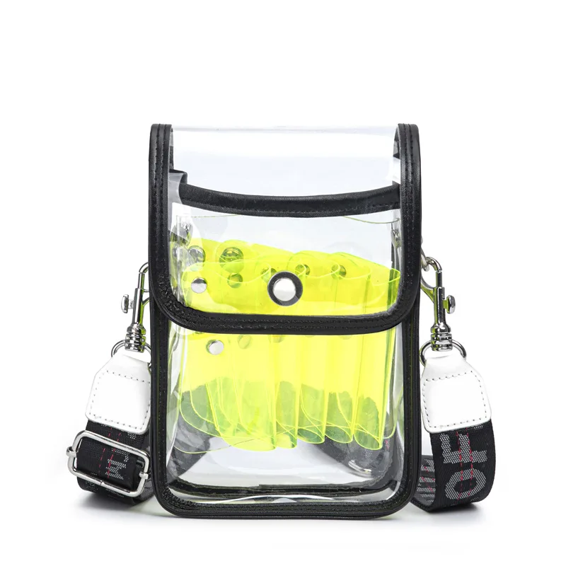 Fashion 5 Pockets Laser Transparent Hair Scissors Bag Detachable Hairdressing Holder Barber Salon Pouch Waist Bag