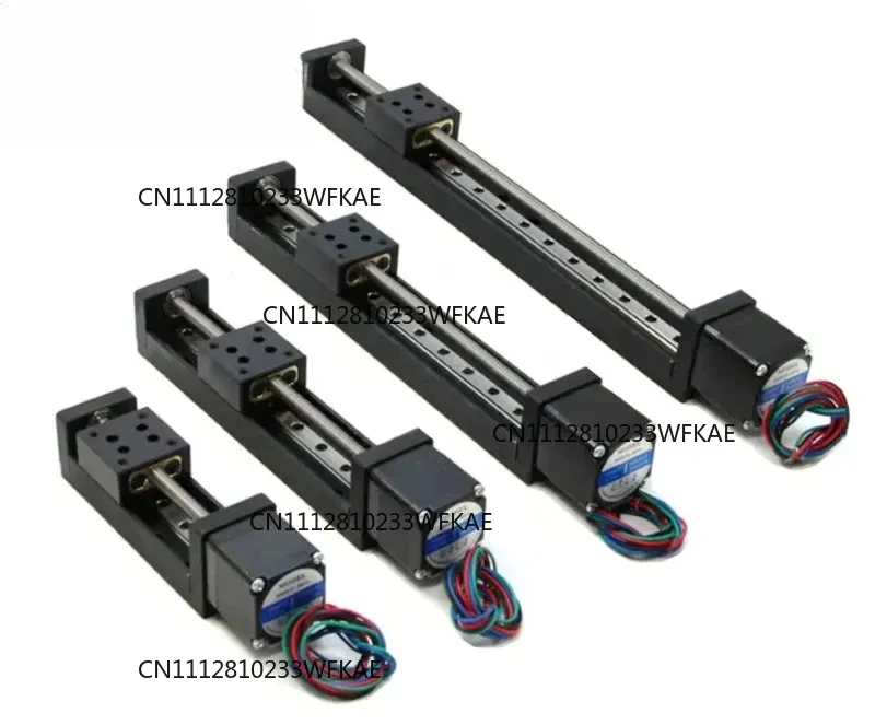 T-type CNC Sliding Table Rail Linear Stage Transport Guide Platform Stepper Motor Drive Kit Mini Slide Table XYZ Axis Table